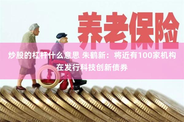炒股的杠杆什么意思 朱鹤新：将近有100家机构在发行科技创新债券